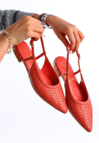 Kurina Woven Slingback Sandals