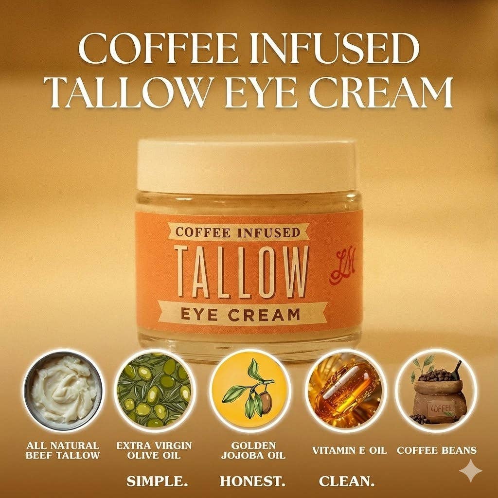 Lady May Coffee - Infused Tallow Eye Cream 2 oz