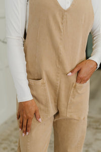 Little Miss Picnic V - Neck Jumpsuit