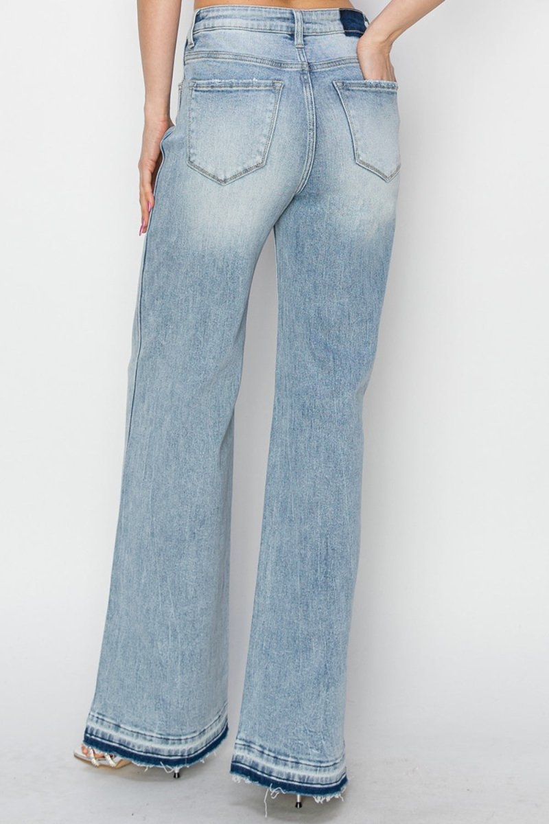 Lola High Rise Wide Leg Jeans - Minnie's Treasure Boutique