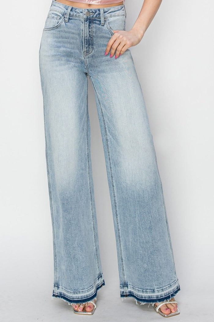 Lola High Rise Wide Leg Jeans