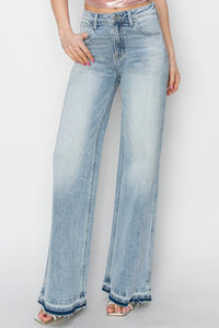 Lola High Rise Wide Leg Jeans - Minnie's Treasure Boutique