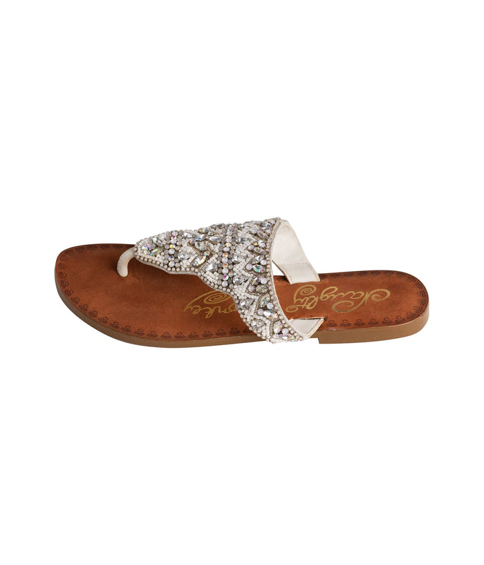 Loving U Sandals in White - Minnie's Treasure Boutique