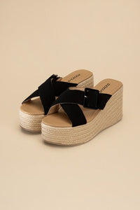 Manta Espadrille Platform Slides - Minnie's Treasure Boutique