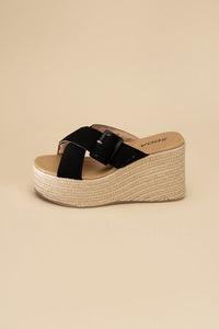 Manta Espadrille Platform Slides - Minnie's Treasure Boutique