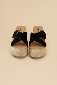 Manta Espadrille Platform Slides - Minnie's Treasure Boutique