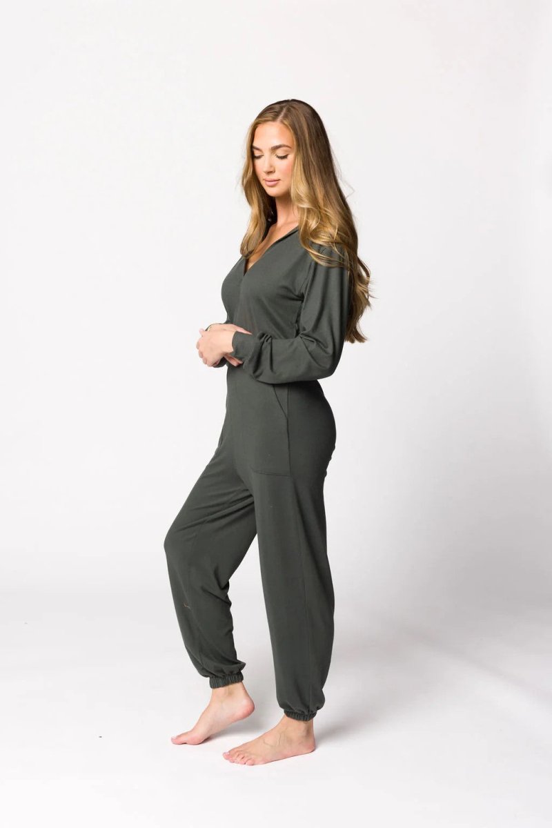 Marty Hooded Lounge Jumpsuit