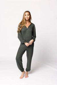 Marty Hooded Lounge Jumpsuit