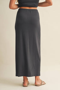 Midnight Jersey Girl Skirt Set