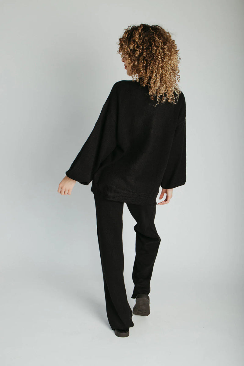 Minerva Cozy Tie Knit Cardigan