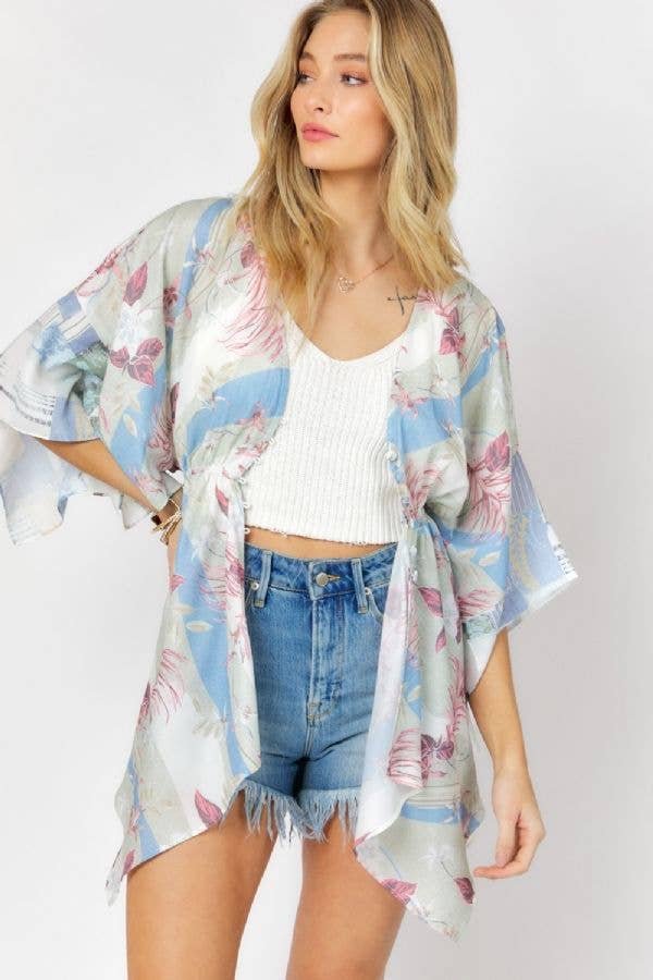 Minnie's Cruise Floral Kimono