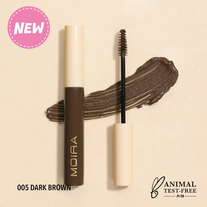 Moira Cosmetics BROW DEFYING MASCARA Dark brown