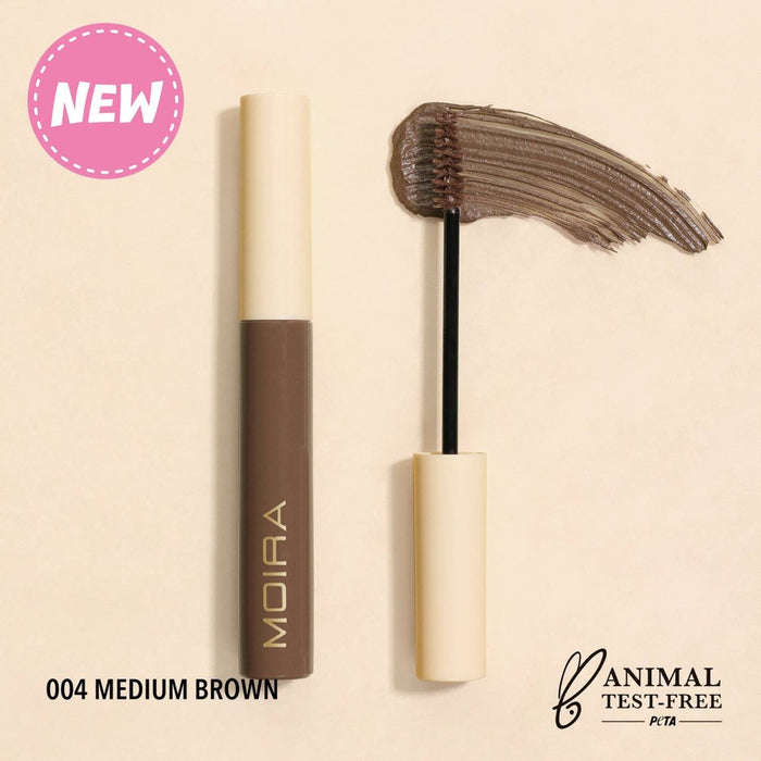 Moira Cosmetics BROW DEFYING MASCARA Medium Brown