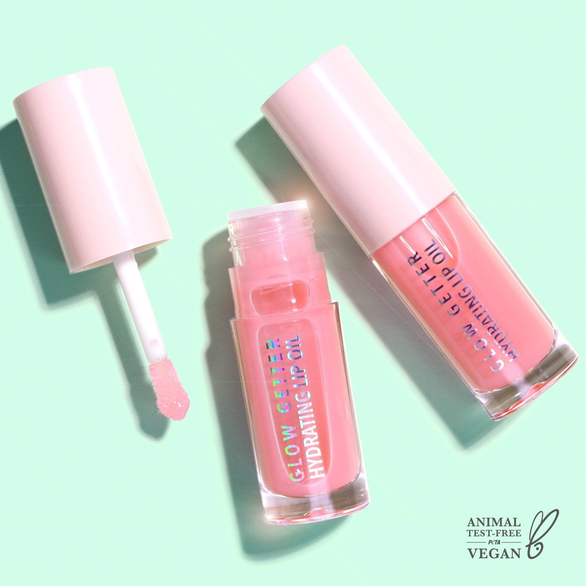 Moira Cosmetics Glow Getter Hydrating Lip Oil Bubble Pink - Minnie's Treasure Boutique