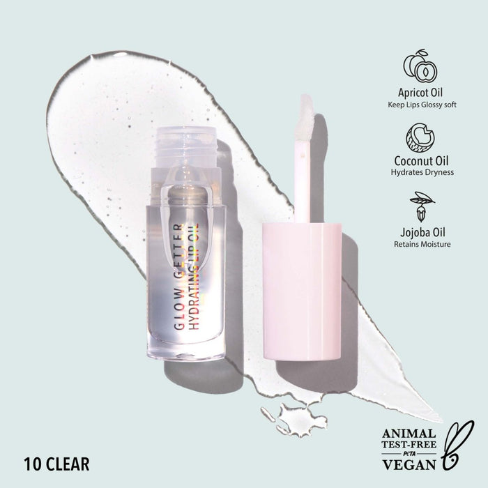 Moira Cosmetics Glow Getter Hydrating Lip Oil Clear