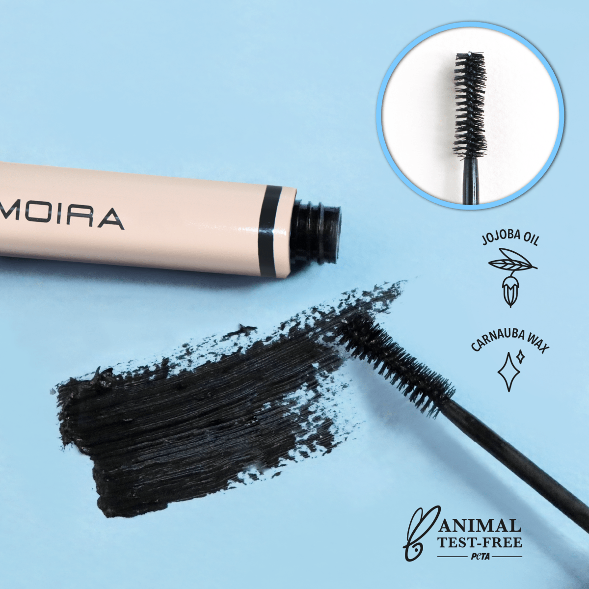 Moira Cosmetics Volume & Lifting Black Mascara