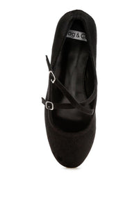 Nayela Strappy Mary Jane Flats