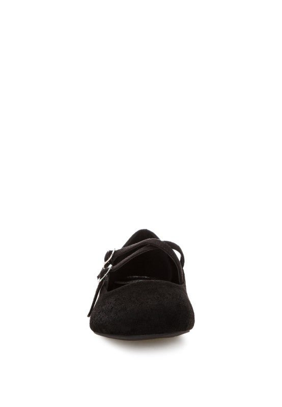 Nayela Strappy Mary Jane Flats