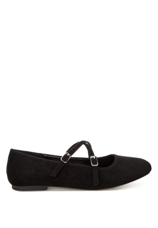 Nayela Strappy Mary Jane Flats