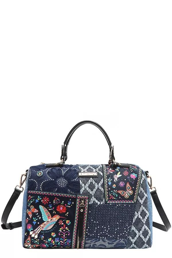 Nicole Lee Bosque De Amor Denim Bag