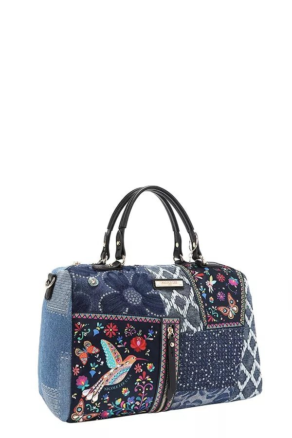 Nicole Lee Bosque De Amor Denim Bag