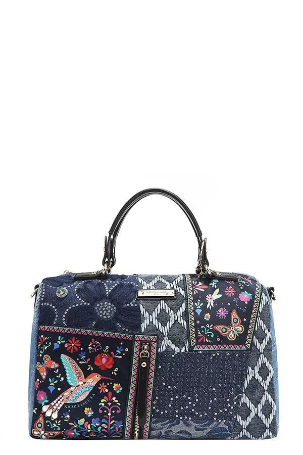 Nicole Lee Bosque De Amor Denim Bag