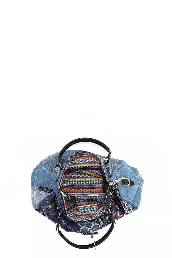 Nicole Lee Bosque De Amor Denim Bag