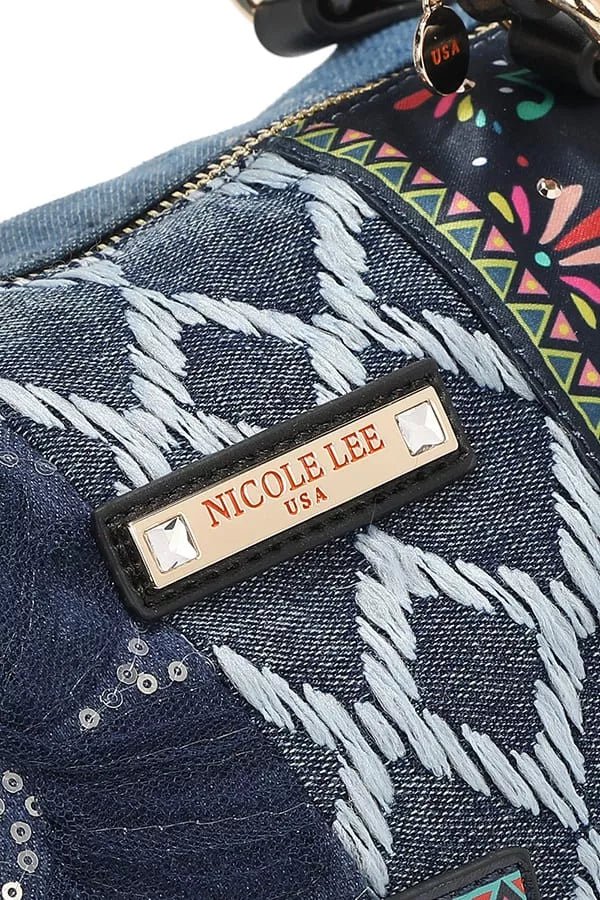 Nicole Lee Bosque De Amor Denim Bag