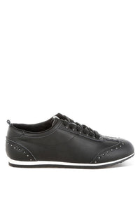 Odaya Studded Real Soft Leather Sneakers