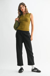 Off - Duty Cropped Straight Leg Pants