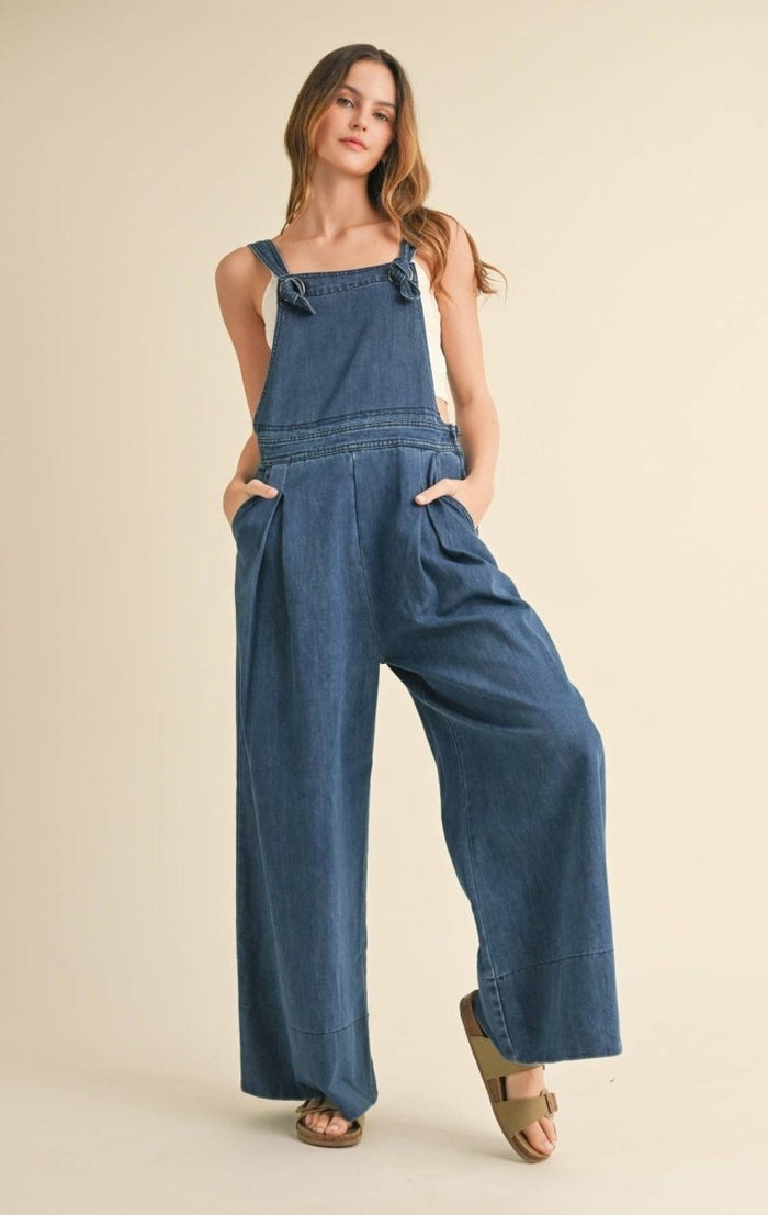 Peyton Wide Leg Overalls