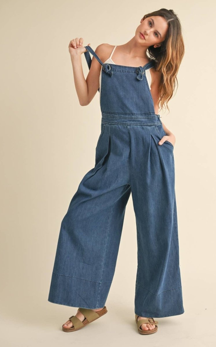 Peyton Wide Leg Overalls