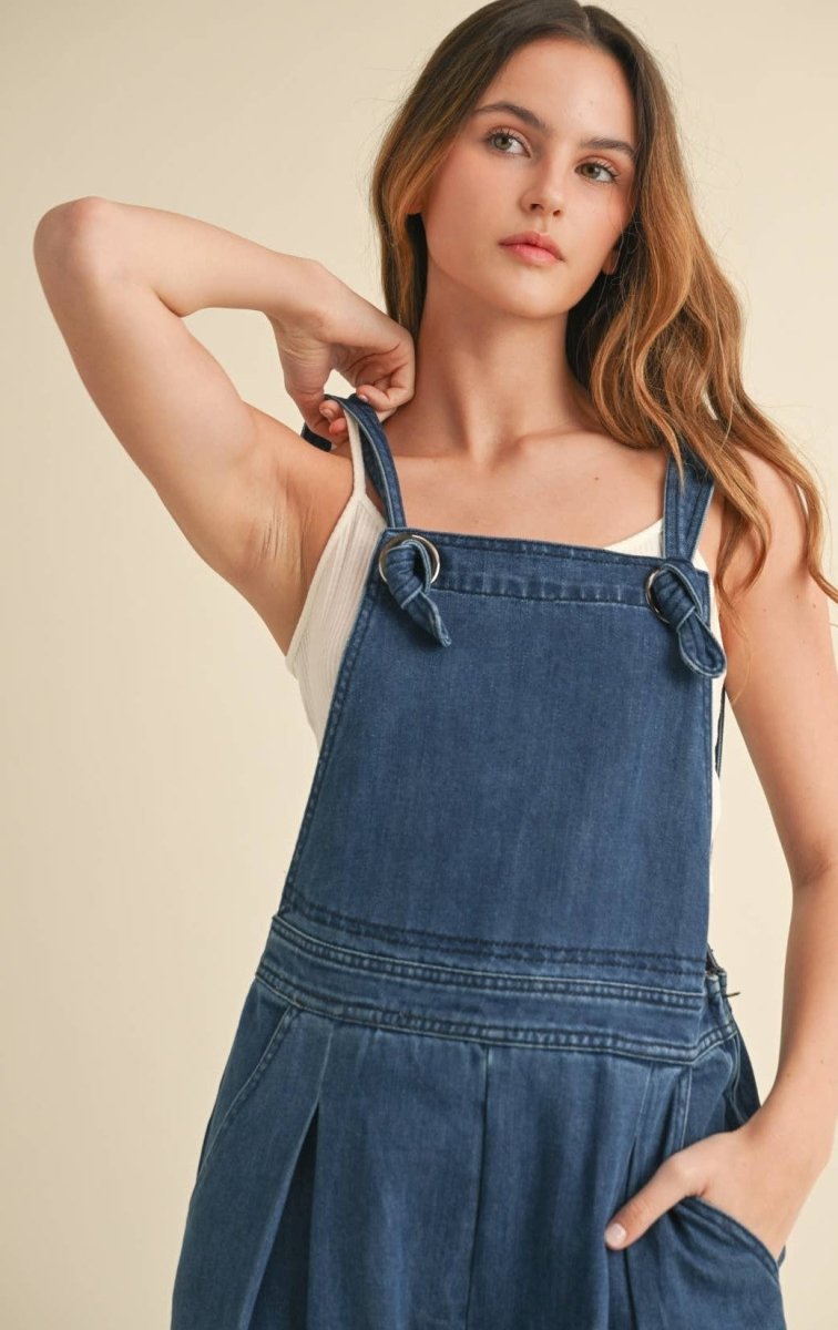 Peyton Wide Leg Overalls