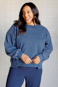 Quick Fix Mineral Wash Crew Neck Pullover