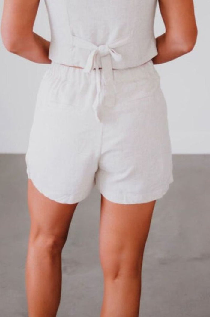 Rayon Linen Shorts