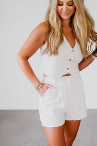 Rayon Linen Vest