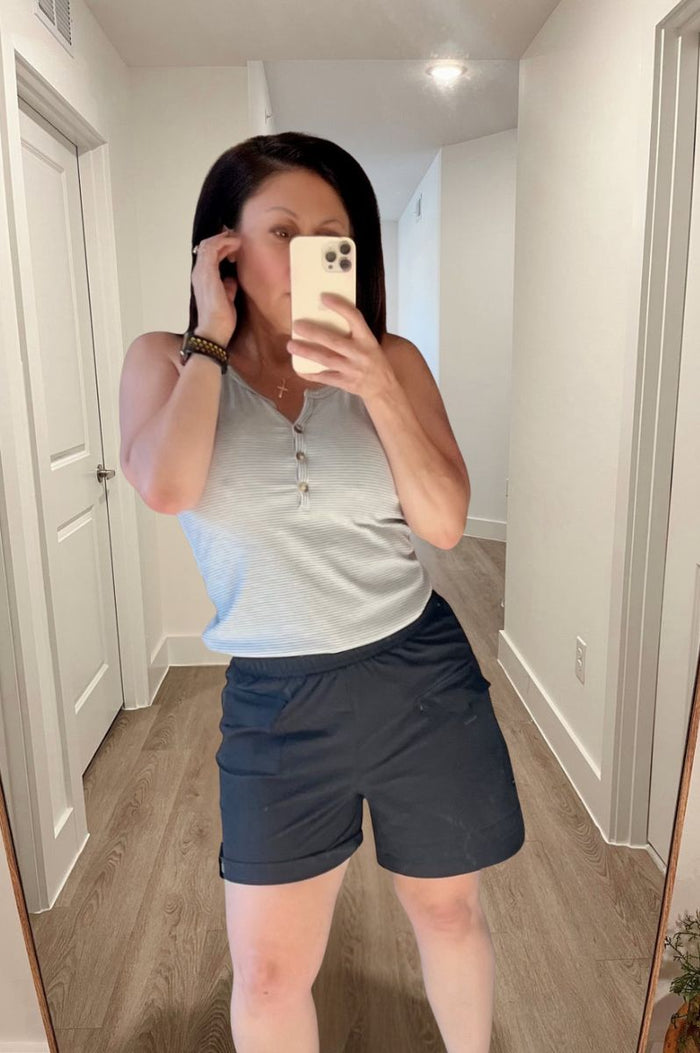 Relaxed Fit Black Active Shorts