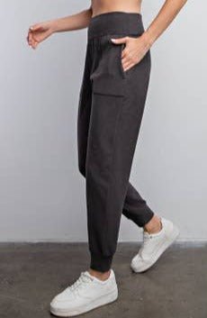 Rib Brushed Full Jogger Pants