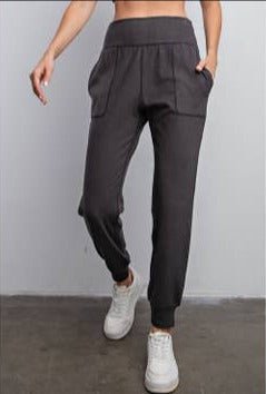 Rib Brushed Full Jogger Pants