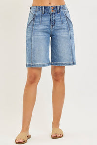 RISEN 2 - Button Slouchy Jorts with Pockets