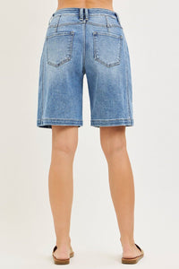 RISEN 2 - Button Slouchy Jorts with Pockets