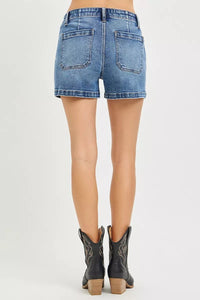 RISEN High Rise Front Tie Up Shorts