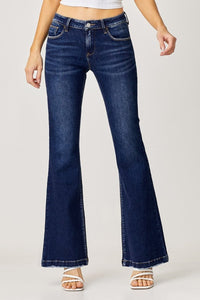 RISEN Low Rise Flare Jeans - Minnie's Treasure Boutique