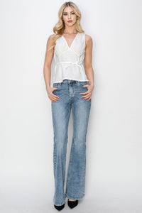 RISEN Mid Rise Bootcut Jeans