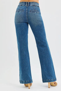 RISEN Tummy Control High Rise Bootcut Jeans