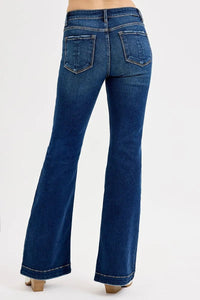 RISEN Tummy Control Mid Rise Flare Jeans