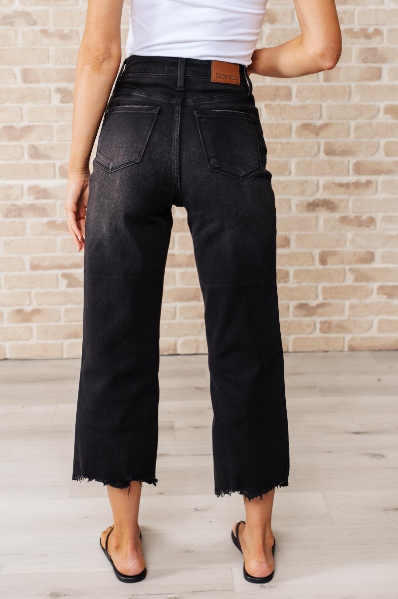 Ryan High Rise Wide Leg Crop Jeans