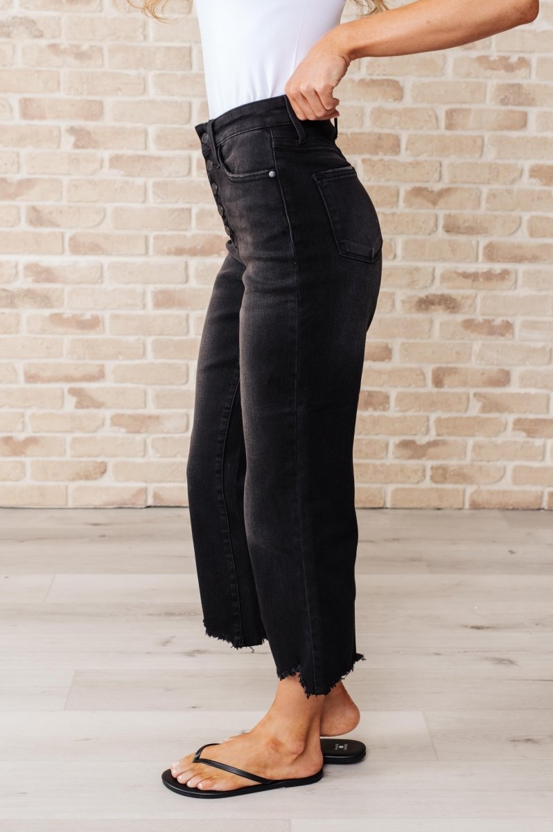 Ryan High Rise Wide Leg Crop Jeans