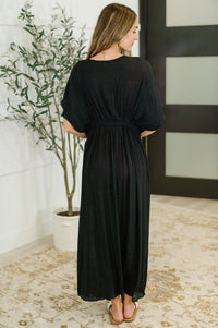 Serena Sands Swim Cover Up in Black - Minnie's Treasure Boutique