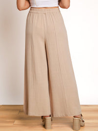 Sienna Linen Blend Wide Leg Pants